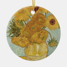 Vincent Van Gogh -  Sunflowers Ornaments