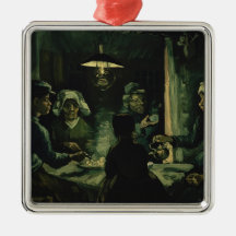 Vincent van Gogh - The potato eaters Christmas Tree Ornament