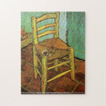Vincent van Gogh - Vincents Chair with His Pipe Jigsaw Puzzles