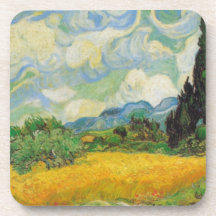 Vincent Van Gogh Wheat Field Drink Coaster
