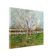 Vincent Willem van Gogh - Flowering Orchard Gallery Wrap Canvas