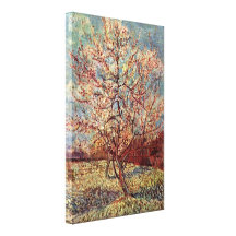 Vincent Willem van Gogh - Flowering Pfirsischbaum Canvas Print