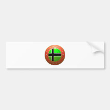 Vinland Flag shield Bumper Stickers