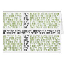 Vinland Flag w Runes - Card