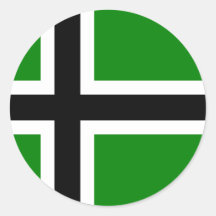 Vinland, United States Round Stickers