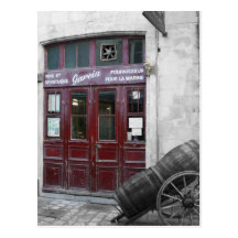 vins et spiriteux postcard