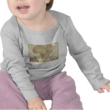 Vintage 1725 Africa Map Shirts