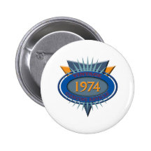 Vintage 1974 button