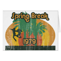 Vintage 1979 Spring Break Card