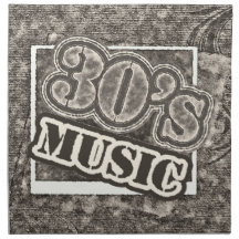 Vintage 30's Music - Cloth Napkins