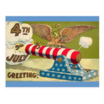 Vintage 4th of July Greetings Post Card