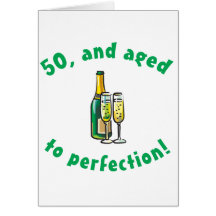 Vintage 50th Birthday Gift Card