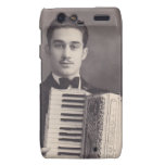 Vintage Accordion Player Droid RAZR Case