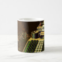 Vintage Accounting Machine Coffee Mug