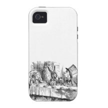 Vintage Alice in Wonderland Mad Hatter tea party iPhone 4/4S Cover