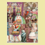 Vintage Alice in Wonderland, Queen of Hearts postcards