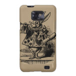 Vintage Alice in Wonderland, White Rabbit Herald Samsung Galaxy Covers