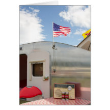 Vintage American Caravan Card