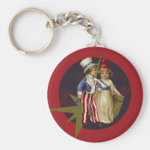 Vintage Americana Keychain