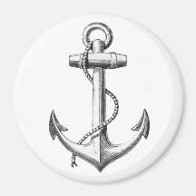 Vintage Anchor large magnet