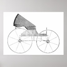 vintage antique car stamp posters