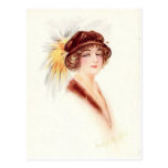 Vintage Antique Flappers, Portraits of Women, Postcards
