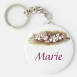 Vintage Apple Blossoms Keychain