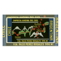 Vintage Argentina Business Card