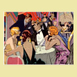 Vintage Art Deco Nightclub Cocktail Party postcards