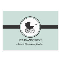 Vintage Baby Carriage Calling Card Business Card Template