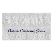 Vintage Baby Gowns business card