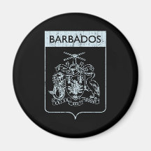 Vintage Barbados Fridge Magnet