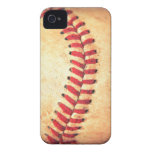 Vintage baseball ball Case-Mate iPhone 4 case