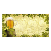 Vintage Beer Photo Card