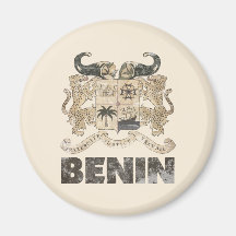Vintage Benin Refrigerator Magnets