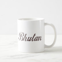 Vintage Bhutan Coffee Mugs