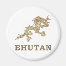 Vintage Bhutan Magnets