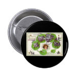 Vintage Birthday Greetings Buttons