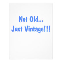 vintage blue announcements