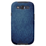 Vintage Blue Damask Samsung Galaxy Case