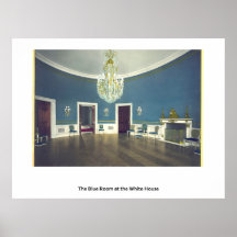 Vintage Blue  Room Print