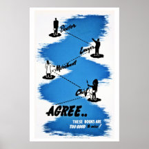Vintage books too good to miss WPA Poster