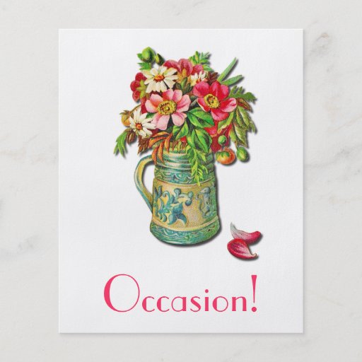 Vintage Bouquet Flyer Design