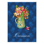 Vintage Bouquet Personalized Invitations