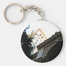 Vintage Buildings Key Chain
