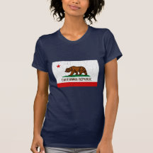 Vintage California State Flag (Distressed) Tshirts