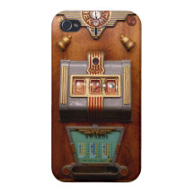 Vintage Casino Machine iPhone Case Covers For iPhone 4