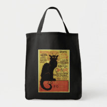 Vintage Chat Noir, Vente Hôtel Drouot Steinlen Tote Bags