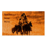 Vintage Cheyenne Warriors Business Cards