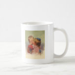 Vintage Children Kissing Art, Karl Feiertag 1910 Coffee Mug